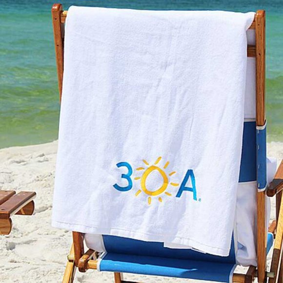 30A Other - 30A® Embroidered Beach Towel | 30A